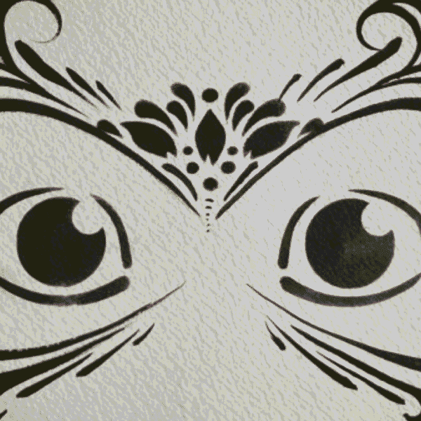 Step By Step Line Work Mask Face Painting