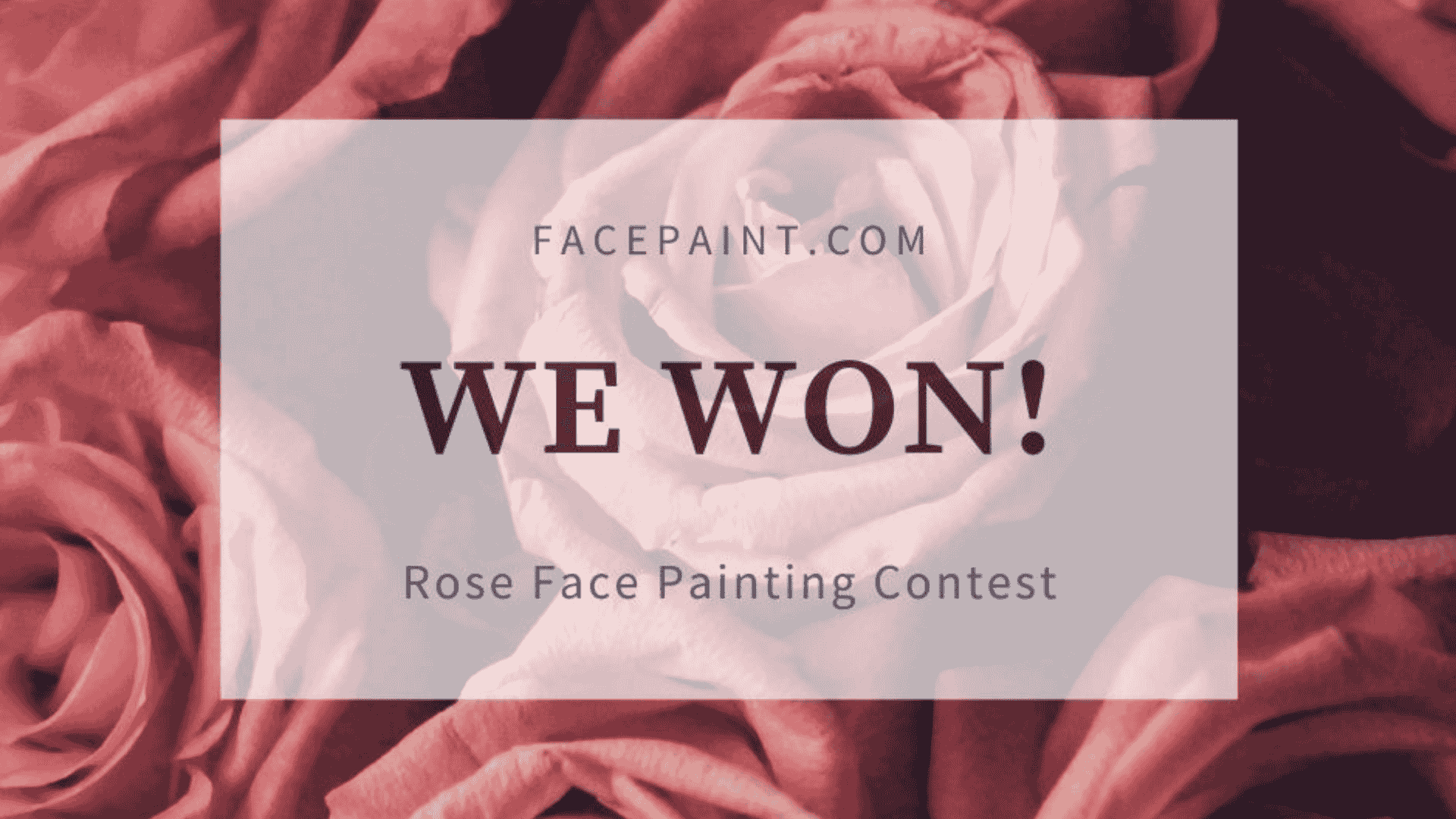 FacePaint.com Rose Contest